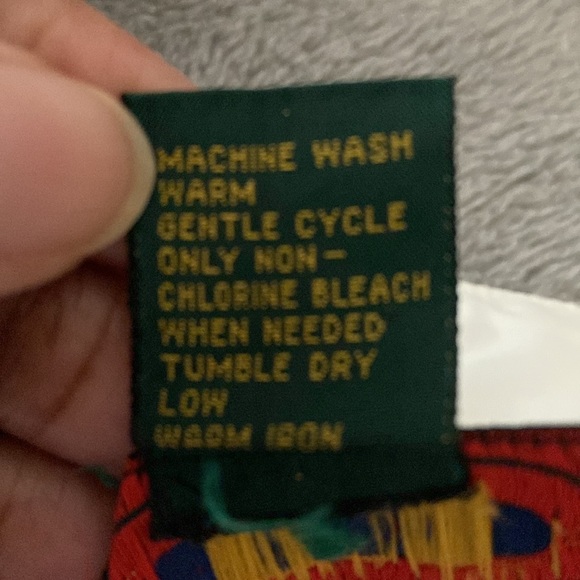 Vintage Charter Club Cream Lace Yoke Button Down Shirt Size 4 100% Cotton - Picture 4 of 8